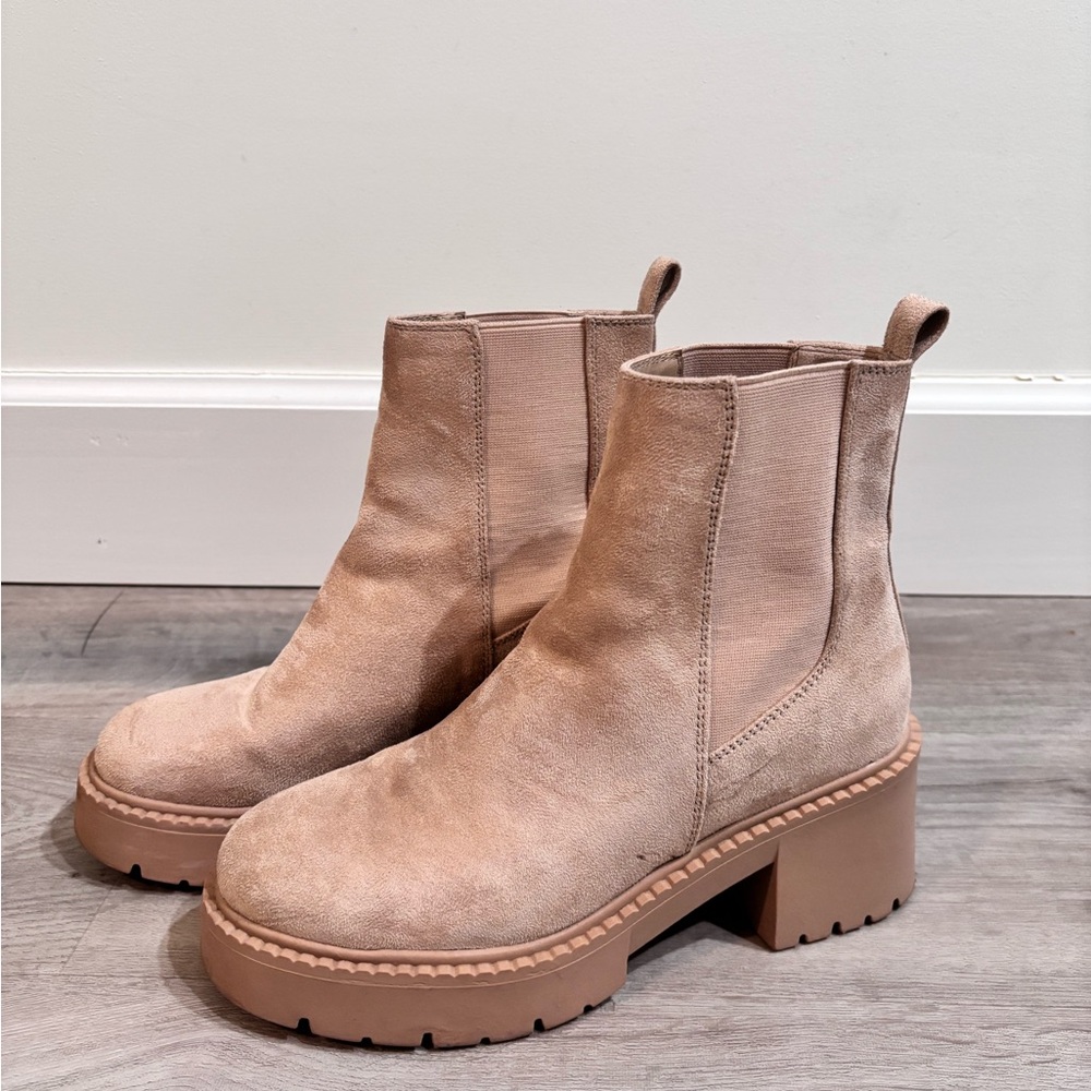 Madden Girl Tan Ankle Boots